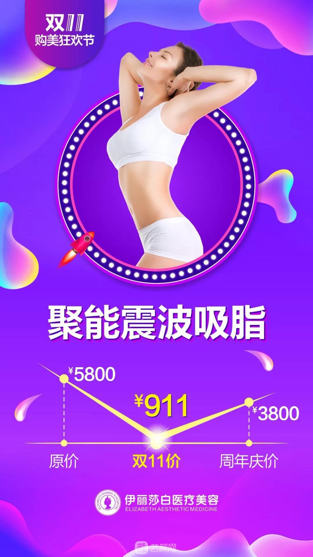 汕头伊丽莎白整形医院双11购美狂欢节优惠价格 安排安排，立马安排
